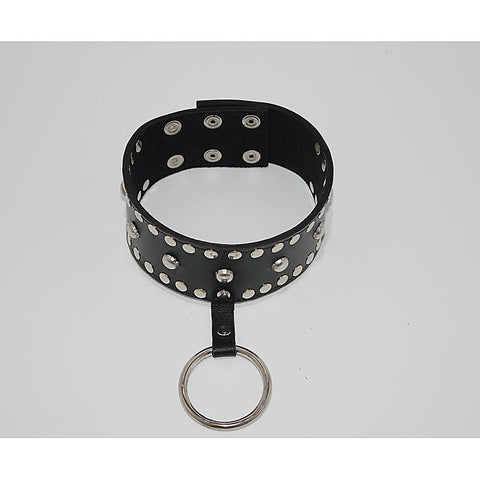 Mistress Leather Collar Studded by Hell's Couture - Collars and Leads