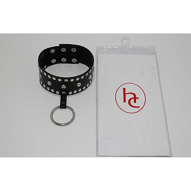 Mistress Leather Collar Studded by Hell's Couture - Collars and Leads