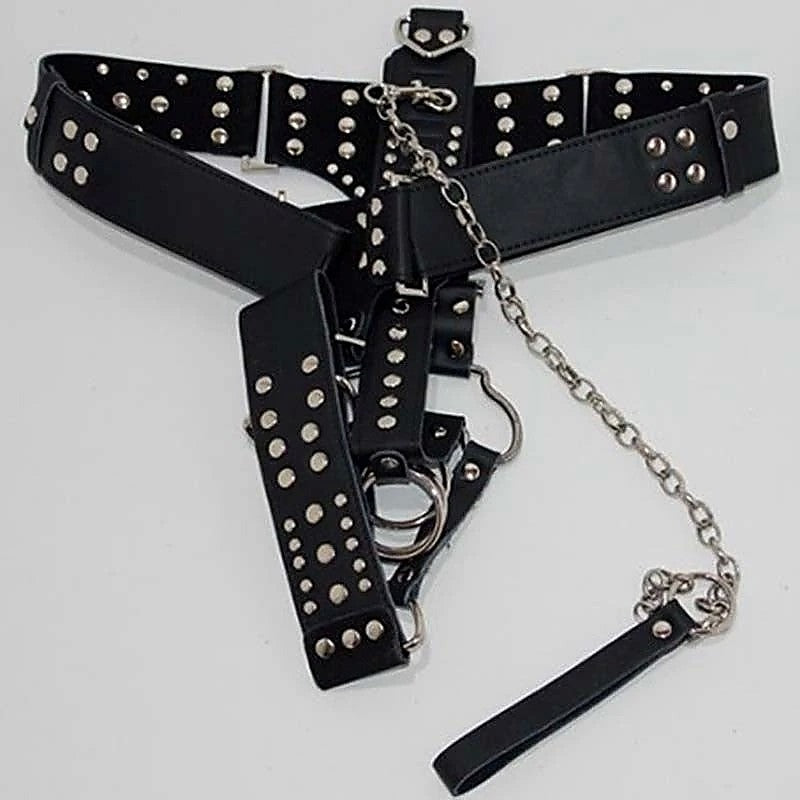 Hells Couture Keep It Kinky Male Chastity Device with Gates of Hell - Male Chastity