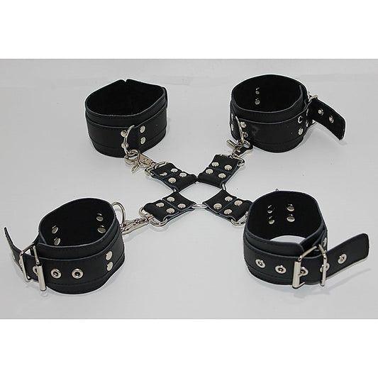 Hog Tie Ankle and Wrist Restraints by Hell's Couture - Cuffs and Restraints