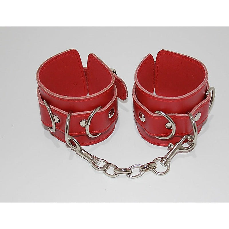 Sins4You Leather Wrist Cuffs by Hell's Couture - Cuffs and Restraints