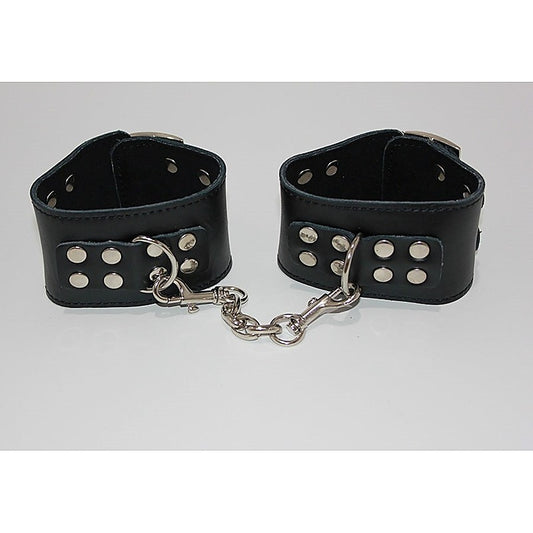 Bondage Black Wrist Restraints by Hell's Couture - Cuffs and Restraints