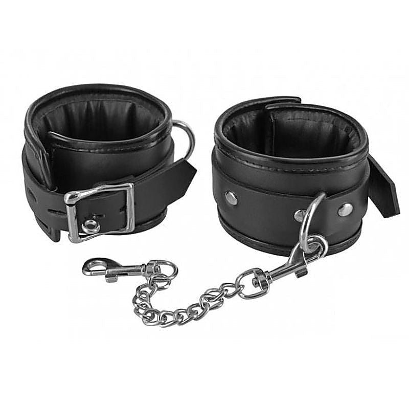 ErosLeather Wrist Cuffs by Hell's Couture - Cuffs and Restraints