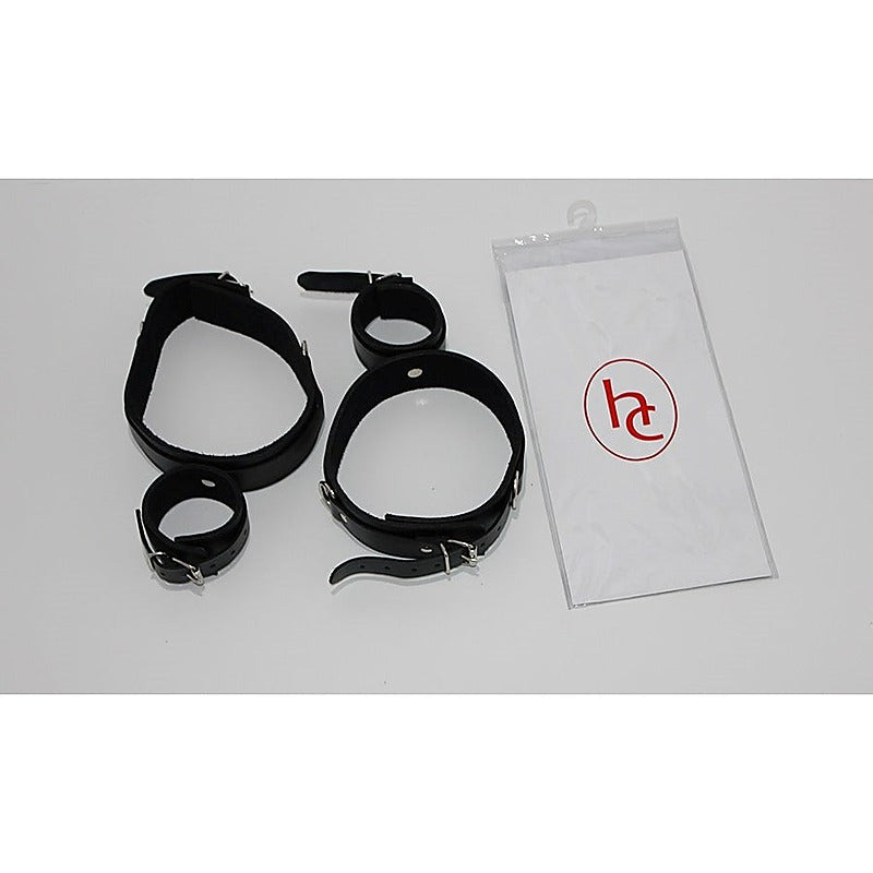 ViolentDelights Thigh and Wrist Restraints by Hell's Couture - Cuffs And Restraints