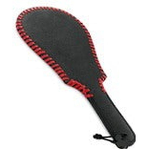 Whipped Ass Oval Leather Paddle 35cm by Hell's Couture - Paddles And Slappers