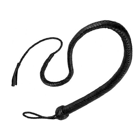 Stockmans Leather Whip by Hell's Couture - Whips And Crops