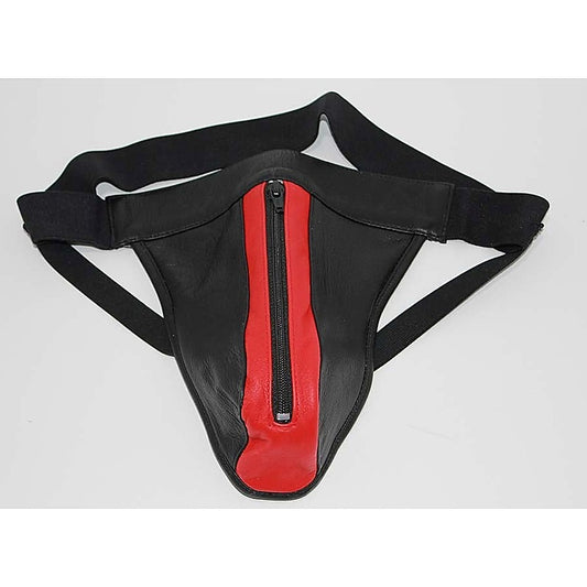 JAX Leather Jocks Black & Red - Jocks and G-Strings