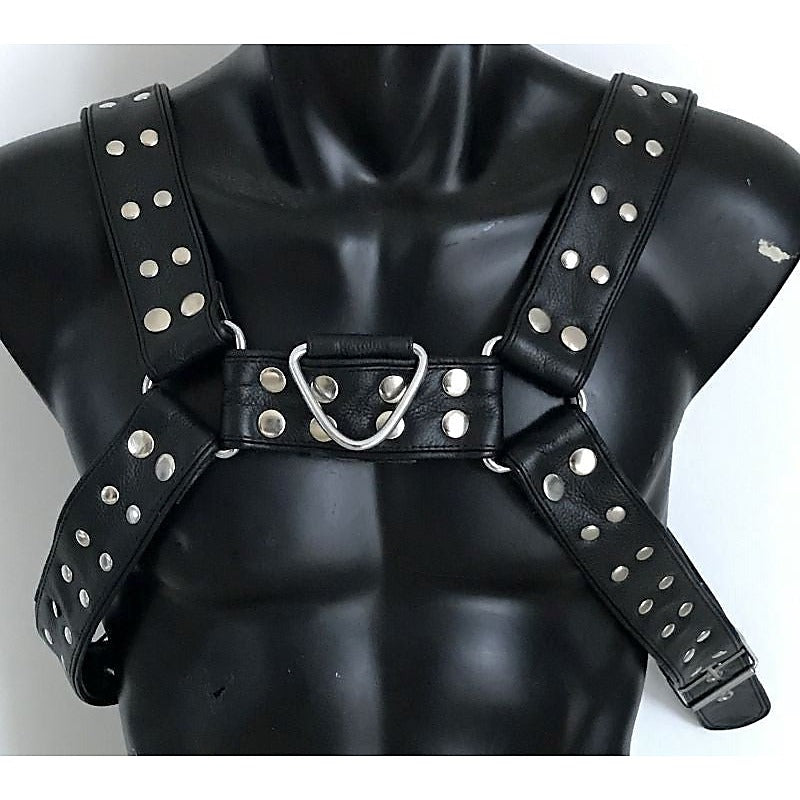 Luxurious Leather BDSM Harness by Hell's Couture - Cuffs And Restraints