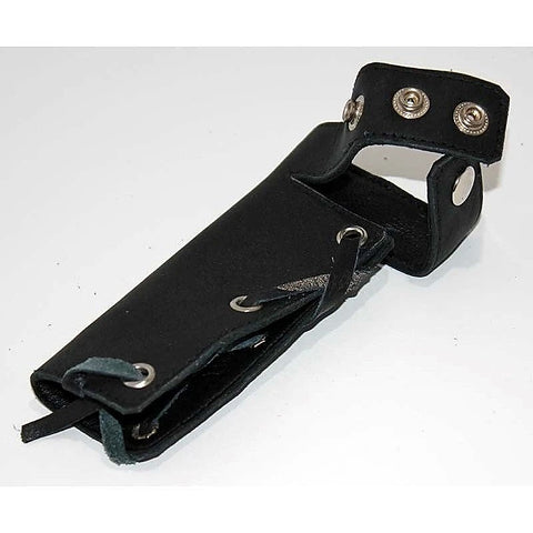 Lace Up Leather Cock Sheath by Hell's Couture - Cock Rings