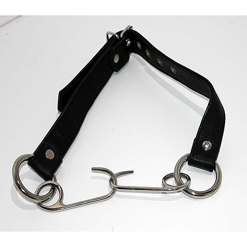 Asylum Hook Mouth Spreader Gag by Hell's Couture - Bondage Gags and Bits