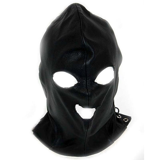 Leather Executioner Bondage Hood by Hell's Couture - Bondage Hoods