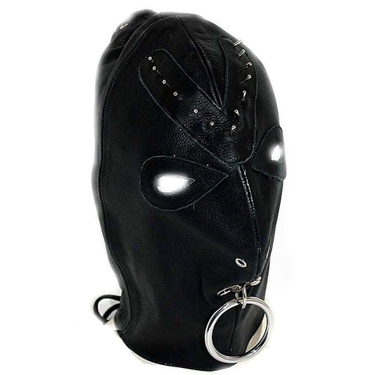 Leather Spiked Devil Hood by Hell's Couture - Bondage Hoods