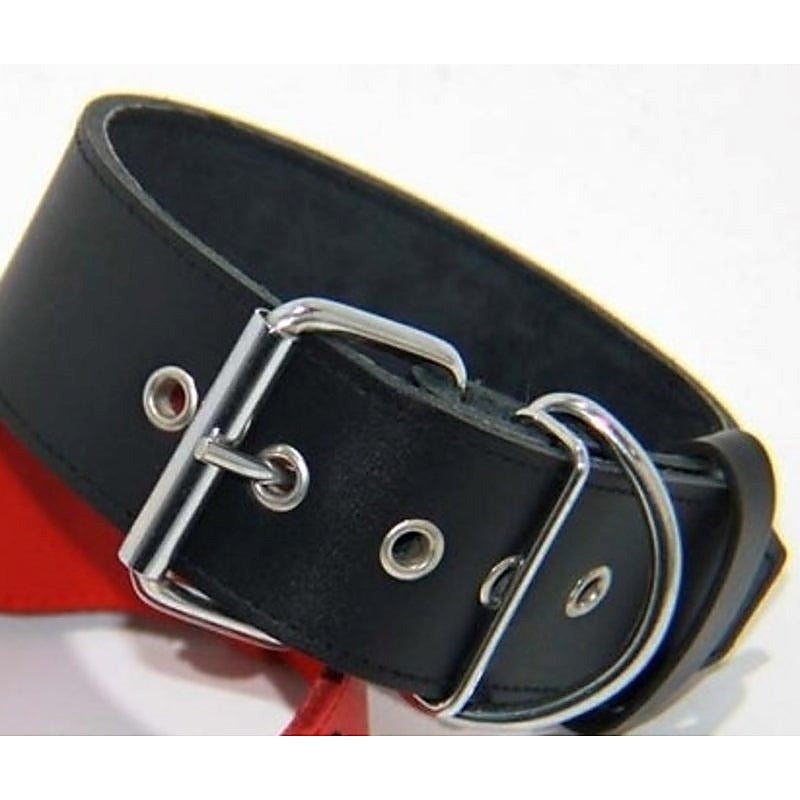 DOG Leather BDSM Collar by Hell's Couture - Fancy Dress Ups