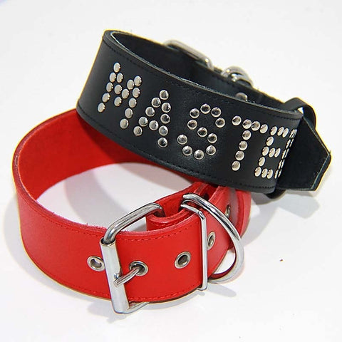 Leather BDSM Collar by Hell's Couture - Collars and Leads