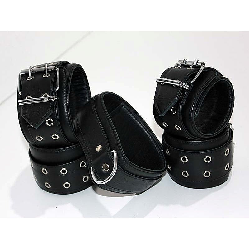 Premium Leather Adjustable Couples Restraint - Cuffs and Restraints