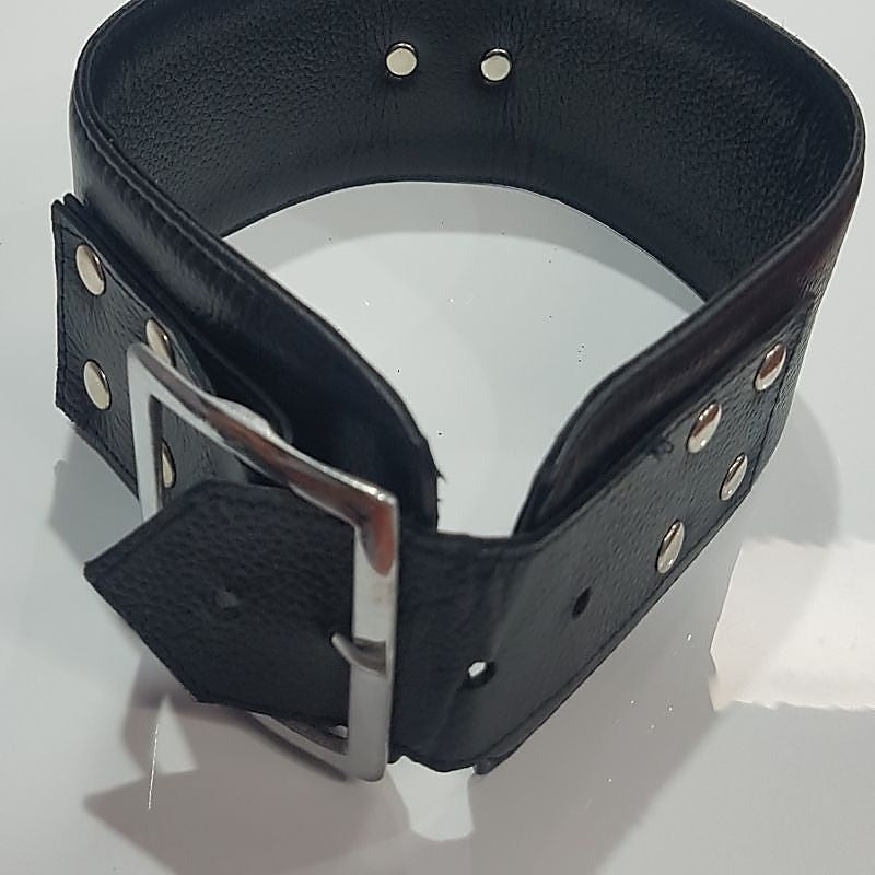 Slave Control Collar with O-Ring by Hell's Couture - Collars and Leads