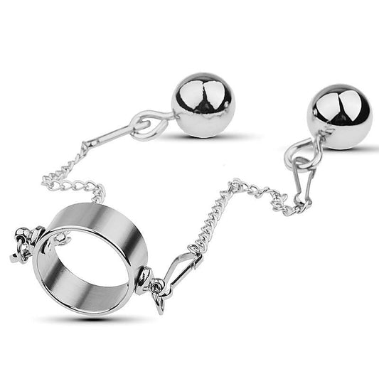 Bondage Play Penis Ring With Balls by BDStyle - Cock Rings