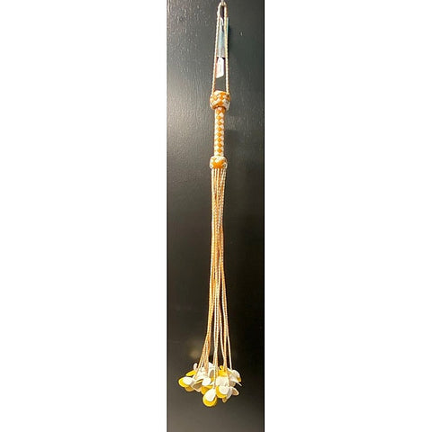 Hells Couture Cat o 9 Tails Flogger with Flower Tips Leather BDSM Whip - Whips And Crops