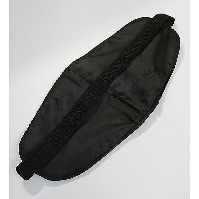Sphere Wide Leather Blindfold by Hell's Couture - Masks And Blindfolds