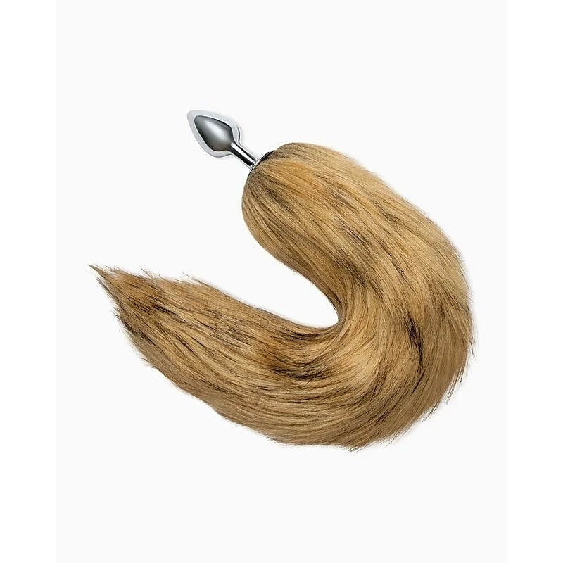 Enchanting Faux Horse Tail Metal Butt Plug by Hell's Couture - Butt Plugs