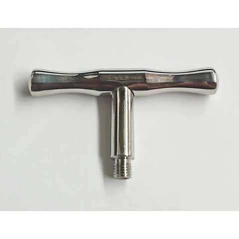 Brobible Metal T Handle Attachment by Hell's Couture - Anal Dildos