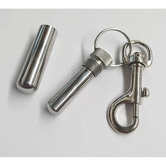 Steel Inhaler Carry Case by Hell's Couture - Steel Sex Toys