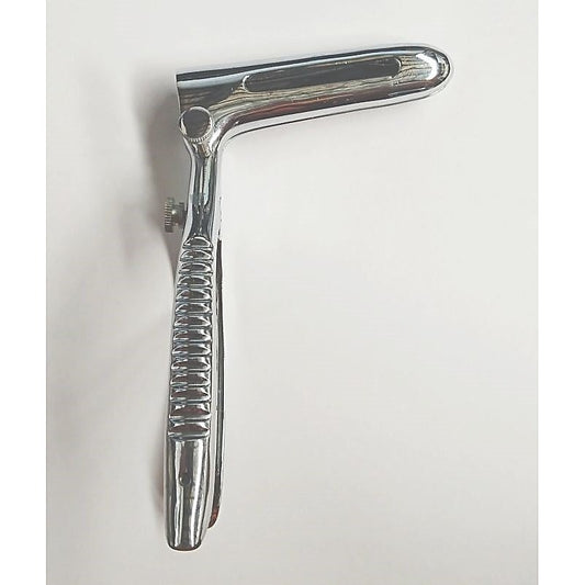 Spring Loaded Sims Rectal Speculum by Hell's Couture - Steel Sex Toys