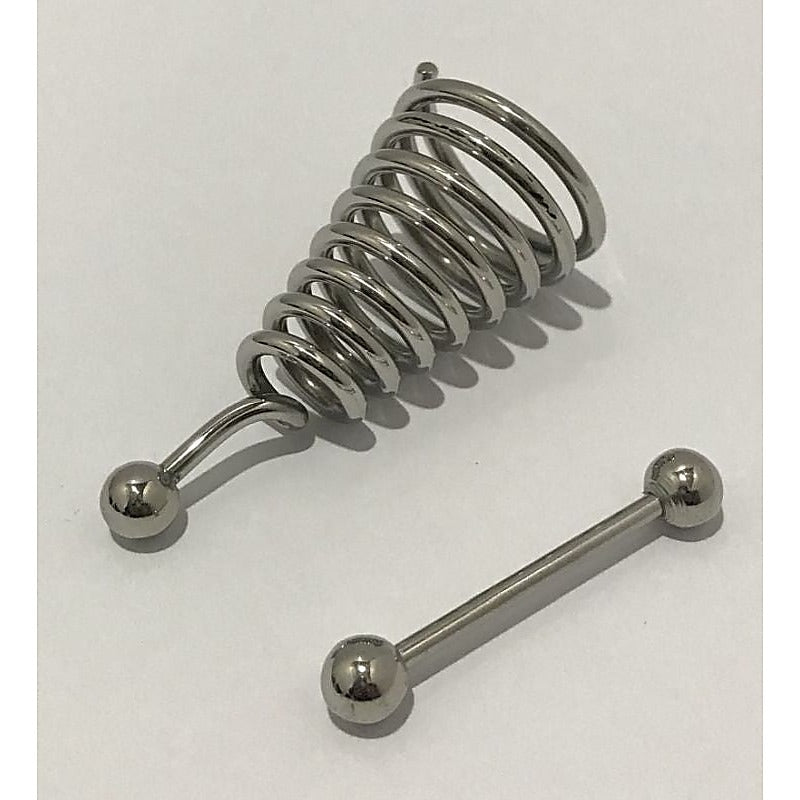 Hells Couture Metal Nipple Extender Whirl Medical Grade Steel Sex Toy - Breast and Nipple Toys