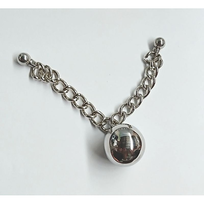 Ben's Erotic Ball with Two Chains by Hell's Couture - Love Eggs and Kegel Exercisers