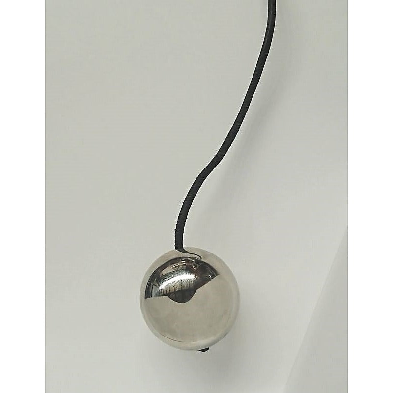 Steel Jiggle Ball with Cord by Hell's Couture - Love Eggs and Kegel Exercisers