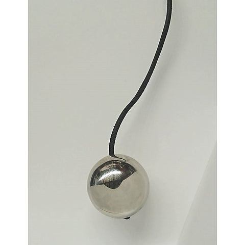Steel Jiggle Ball with Cord by Hell's Couture - Love Eggs and Kegel Exercisers