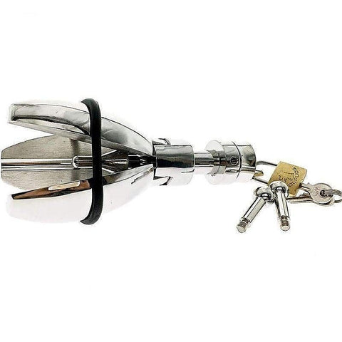 Ultimate Steel Ass Lock by Hell's Couture - Steel Sex Toys