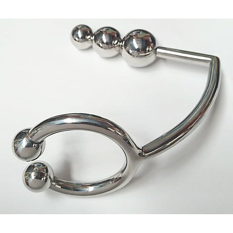 Triple Thrill Ass Lock & Ring by Hell's Couture - Spreaders and Hangers
