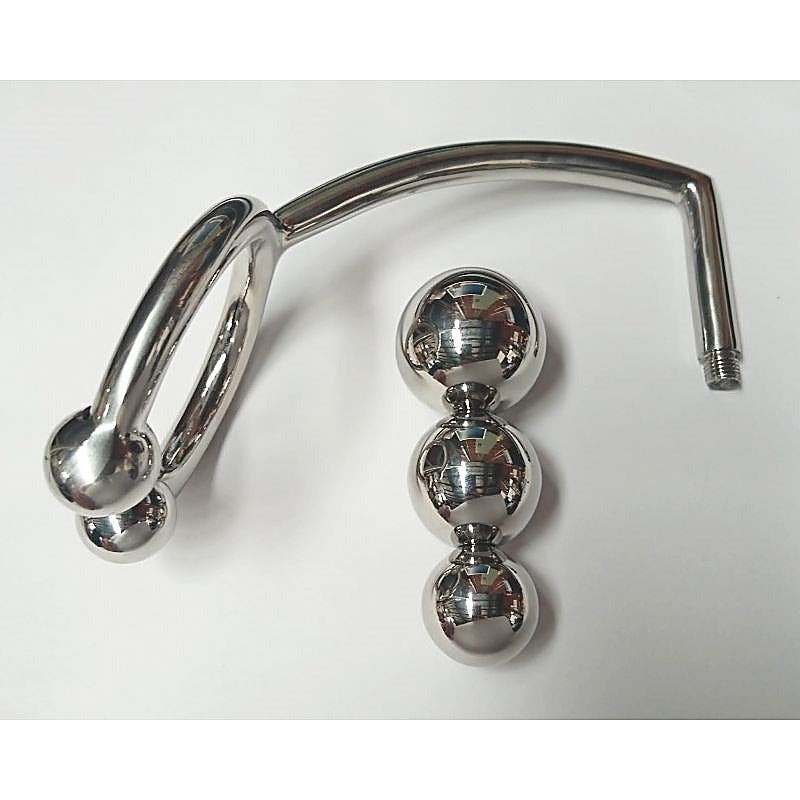 Triple Thrill Ass Lock & Ring by Hell's Couture - Spreaders and Hangers