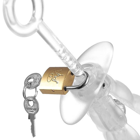 Premium Clear Resin Anal Lock by BDStyle - Dental and Clinical