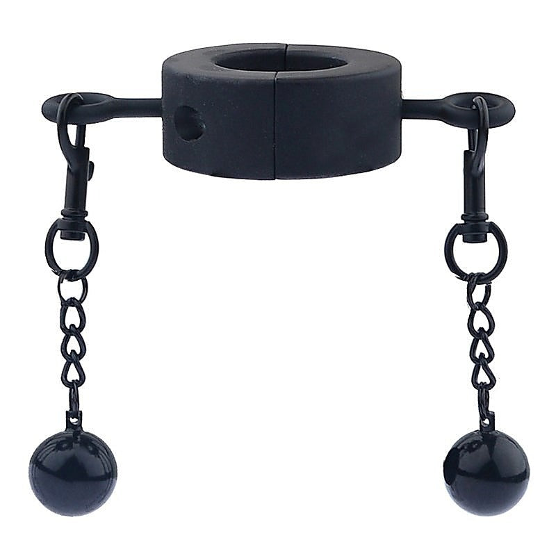 Metallic Testicle Stretcher Weights - 2 Balls - Ball and Cock Toys