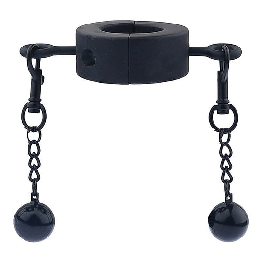 Metallic Testicle Stretcher Weights - 2 Balls - Ball and Cock Toys