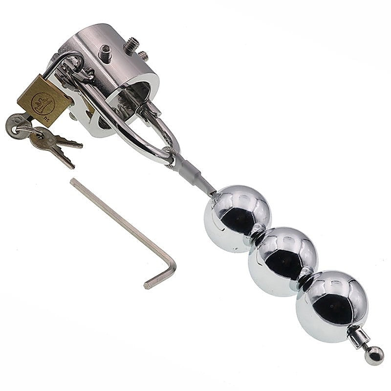 Scrotum Testicle Stretcher Pendant by BDStyle - Male Chastity
