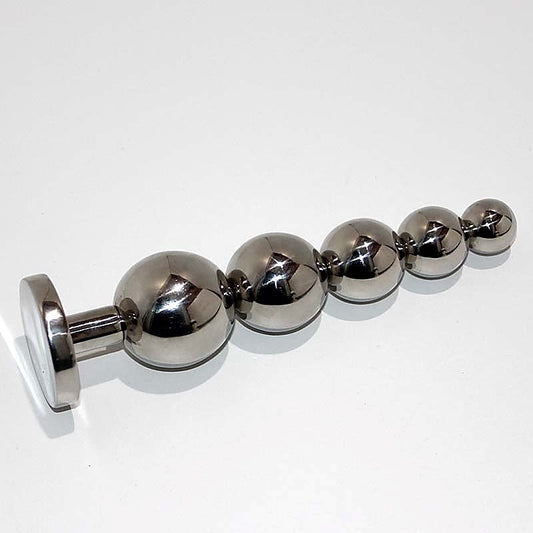 Pyramid Anal Joystick Steel Stimulator by Hell's Couture - Anal Beads and Balls