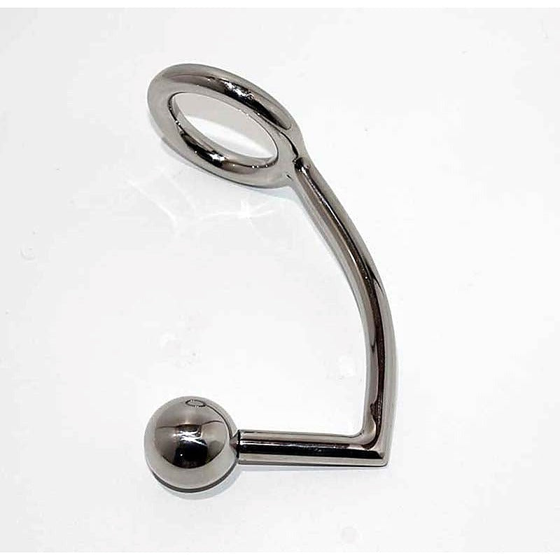 Hells Couture Steel Cock Ring Anal Intruder Medical Grade Steel CBT - Spreaders and Hangers