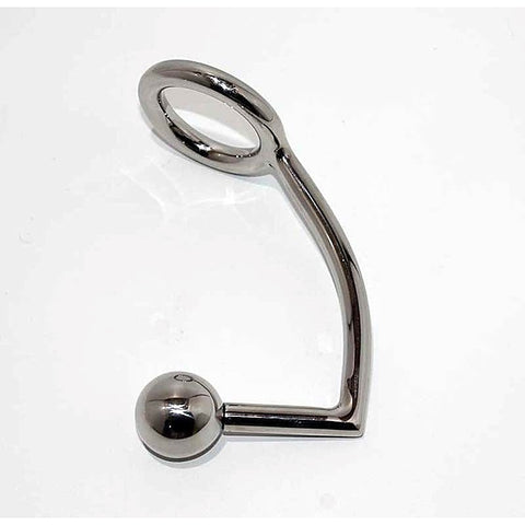 Hells Couture Steel Cock Ring Anal Intruder Medical Grade Steel CBT - Spreaders and Hangers
