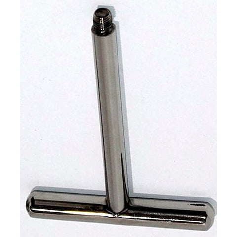 Intimate Pleasure T-Bar by Hell's Couture - Steel Sex Toys