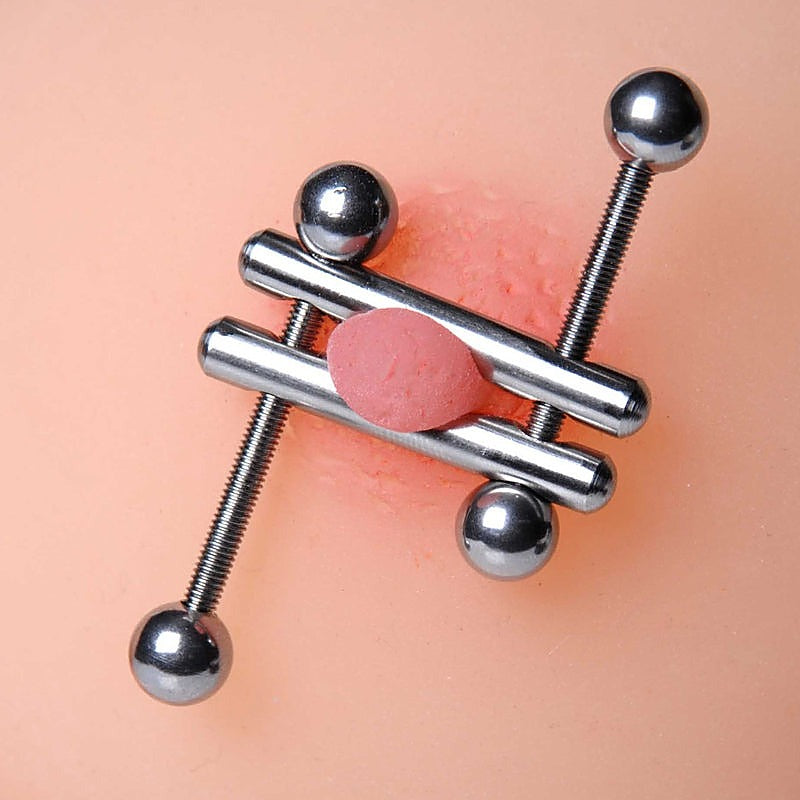 Turning Point Nipple Clamps by Hell's Couture - Breast and Nipple Toys