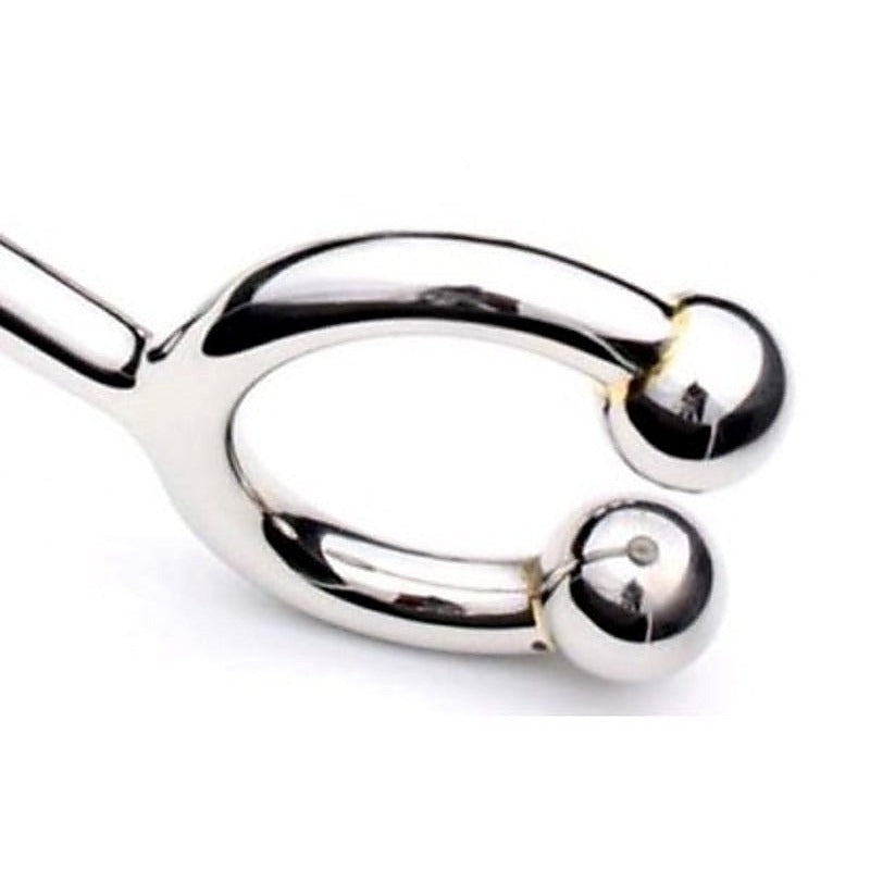 Hells Couture Horse Shoe Cock Ring with Anal Intruder Snug Fit - Spreaders and Hangers