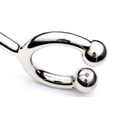 Hells Couture Horse Shoe Cock Ring with Anal Intruder Snug Fit - Spreaders and Hangers