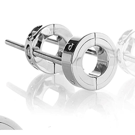 The Ball Bruiser Ball Steel Stretcher by Hell's Couture - Steel Sex Toys