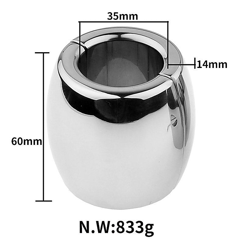 Magnetic Split Ring Steel Stretcher Weights - Steel Sex Toys