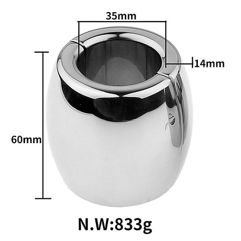 Magnetic Split Ring Steel Stretcher Weights - Steel Sex Toys