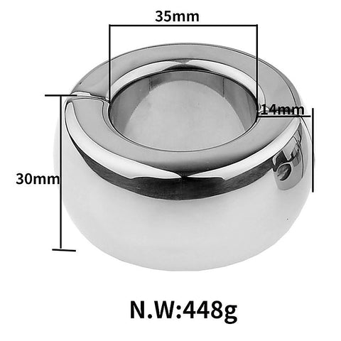 Magnetic Split Ring Steel Stretcher Weights - Steel Sex Toys