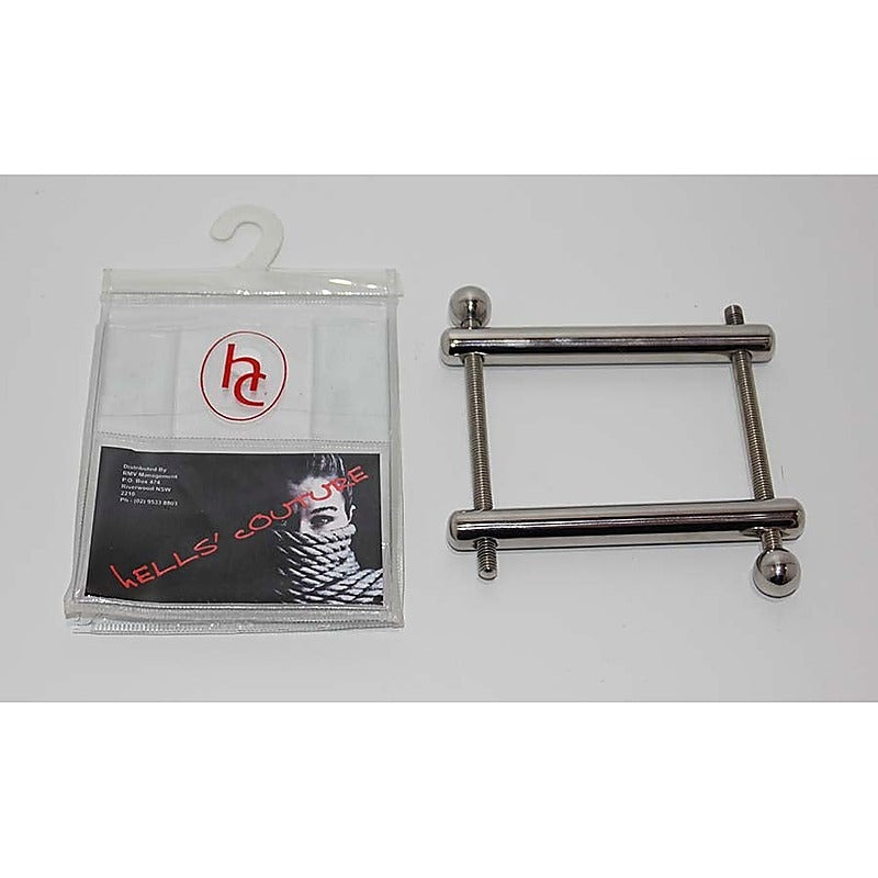 Gemini Ball Crushing Clamp by Hell's Couture - Ball and Cock Toys
